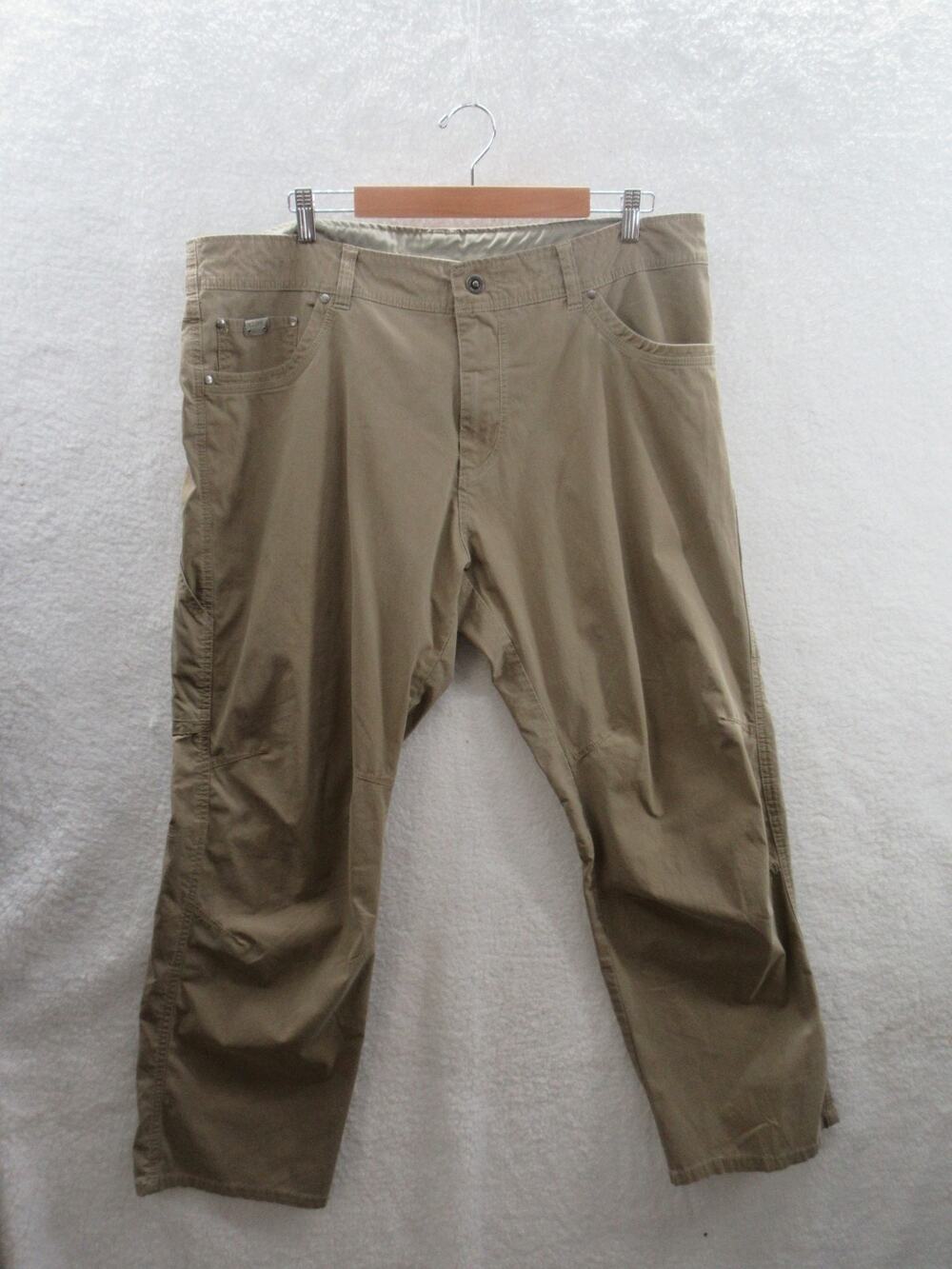 Kuhl Revolvr Pants Mens 40x30 Khaki Outdoor Hiking Stretch